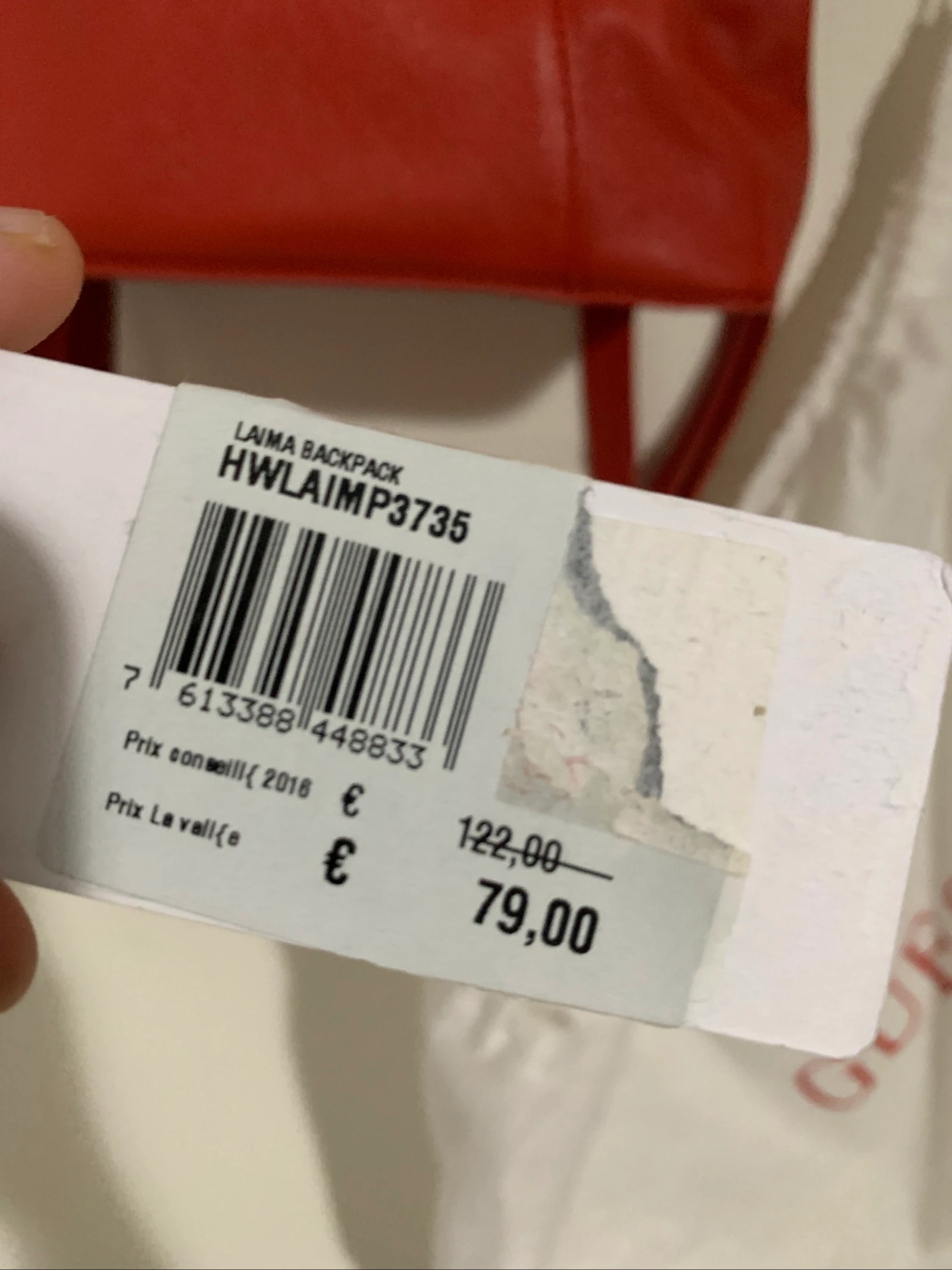 Sacola de costas vermelha nova Guess – photo 5